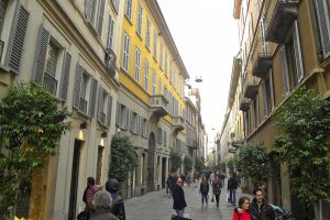 Via della Spiga 5 - Milano - Quadrilatero della moda